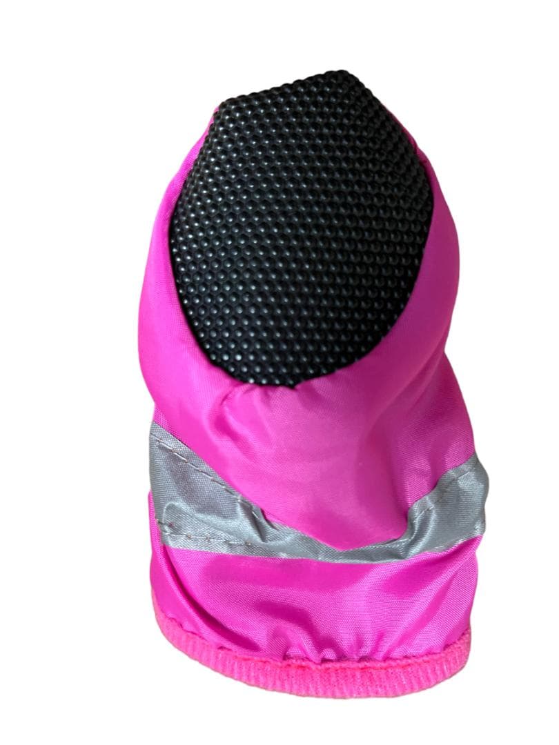 ドッグシューズ 犬の服 ブーツ 肉球保護 ペット 靴　靴下　新品　犬　ピンク