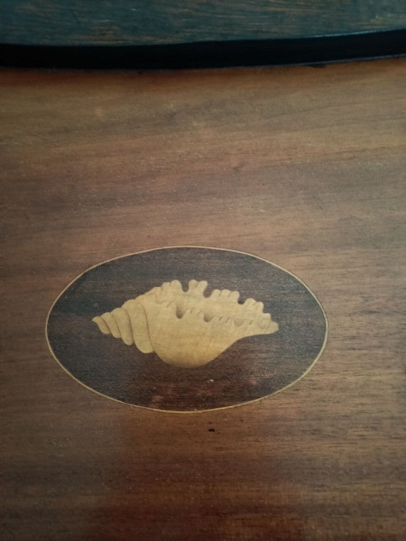 イギリスアンティーク木製のトレイ