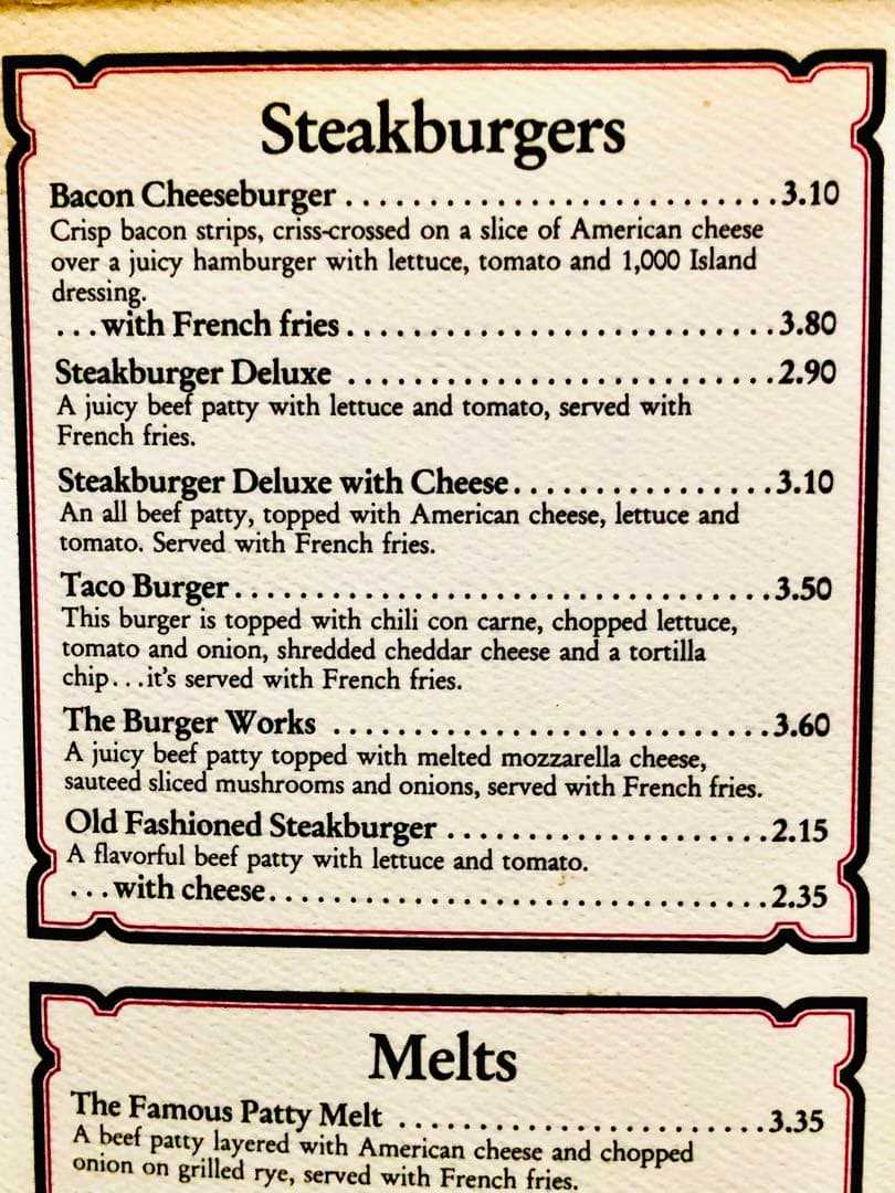 激レア！本物コカ・コーラ＊ダイナーレストランメニューWalgreen ビンテージ