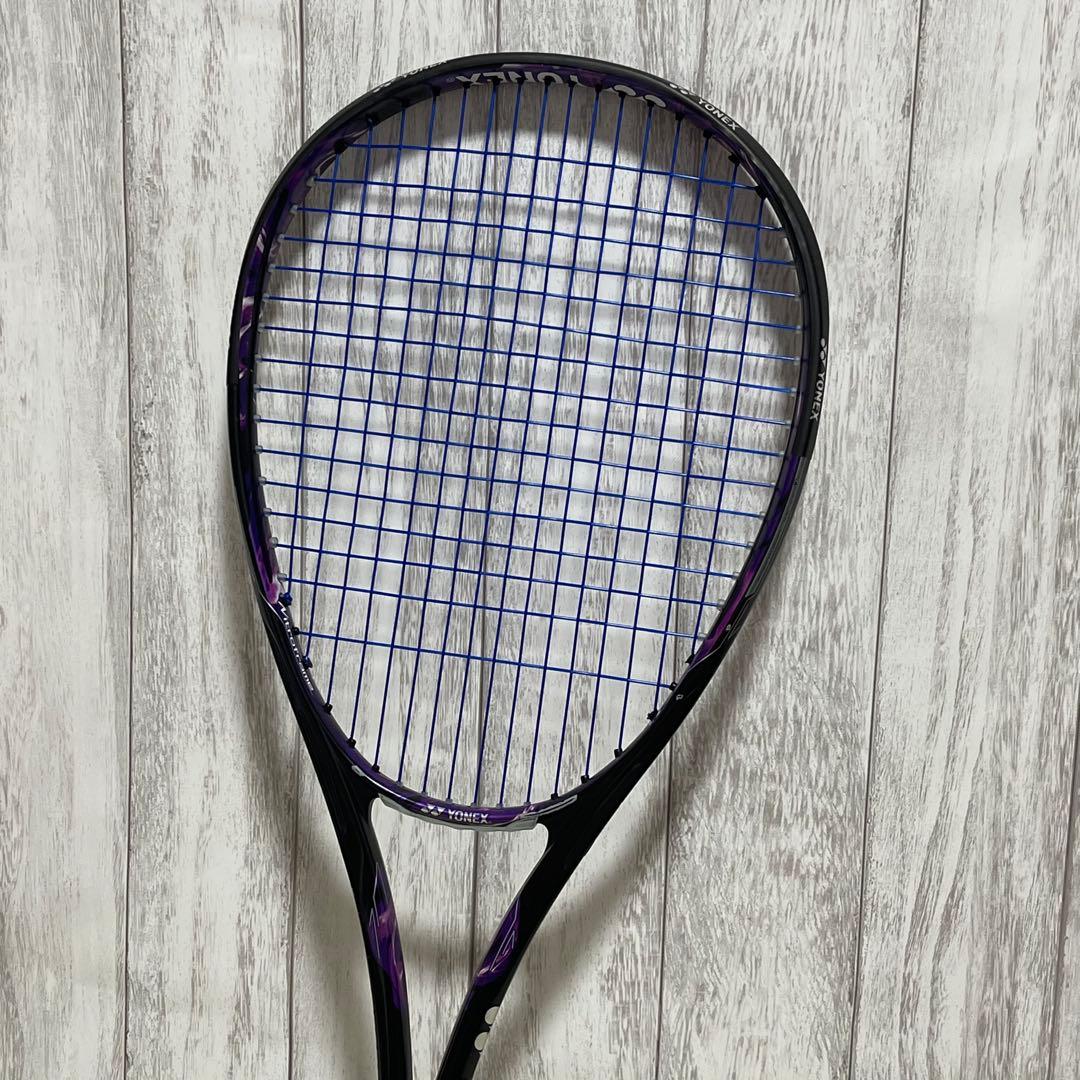 【廃色】ヨネックス ジオブレイク80s UL1 ソフトテニス ブラック パープル