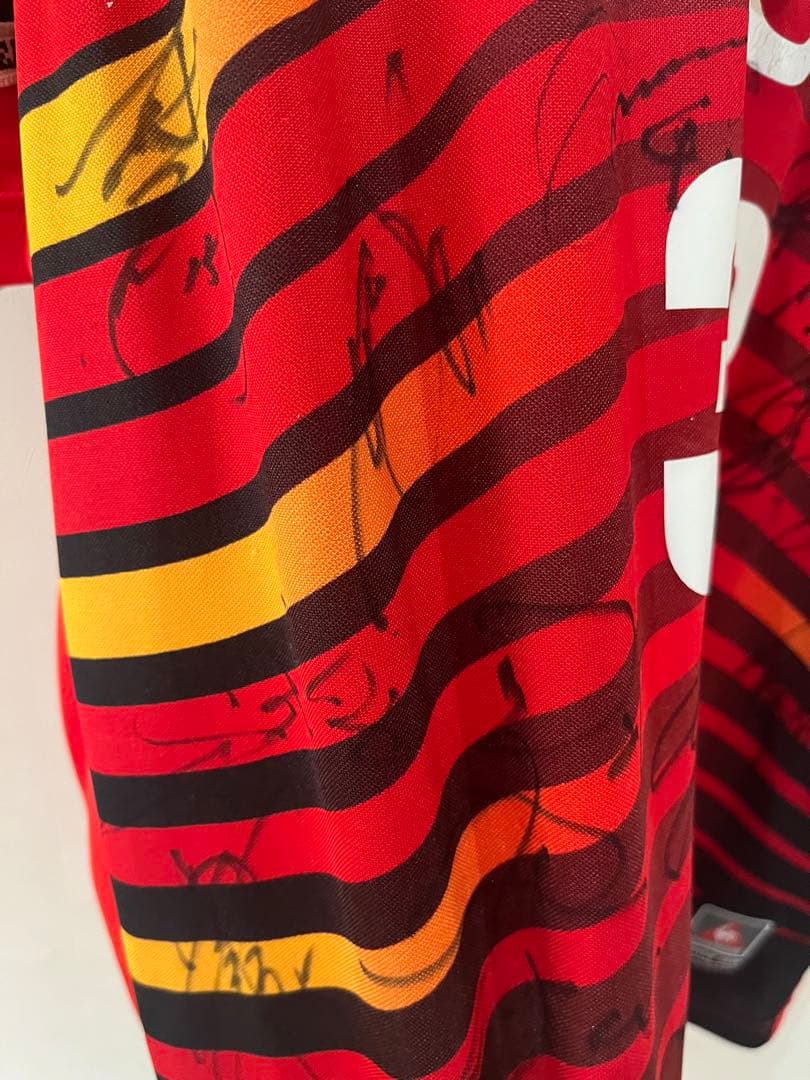 サッカー　マルチ直筆サイン入り 名古屋グランパス　ヴィンテージ ユニフォーム