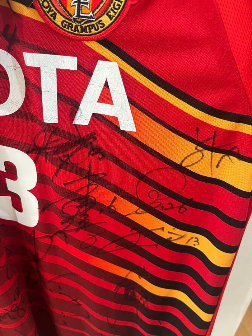 サッカー　マルチ直筆サイン入り 名古屋グランパス　ヴィンテージ ユニフォーム