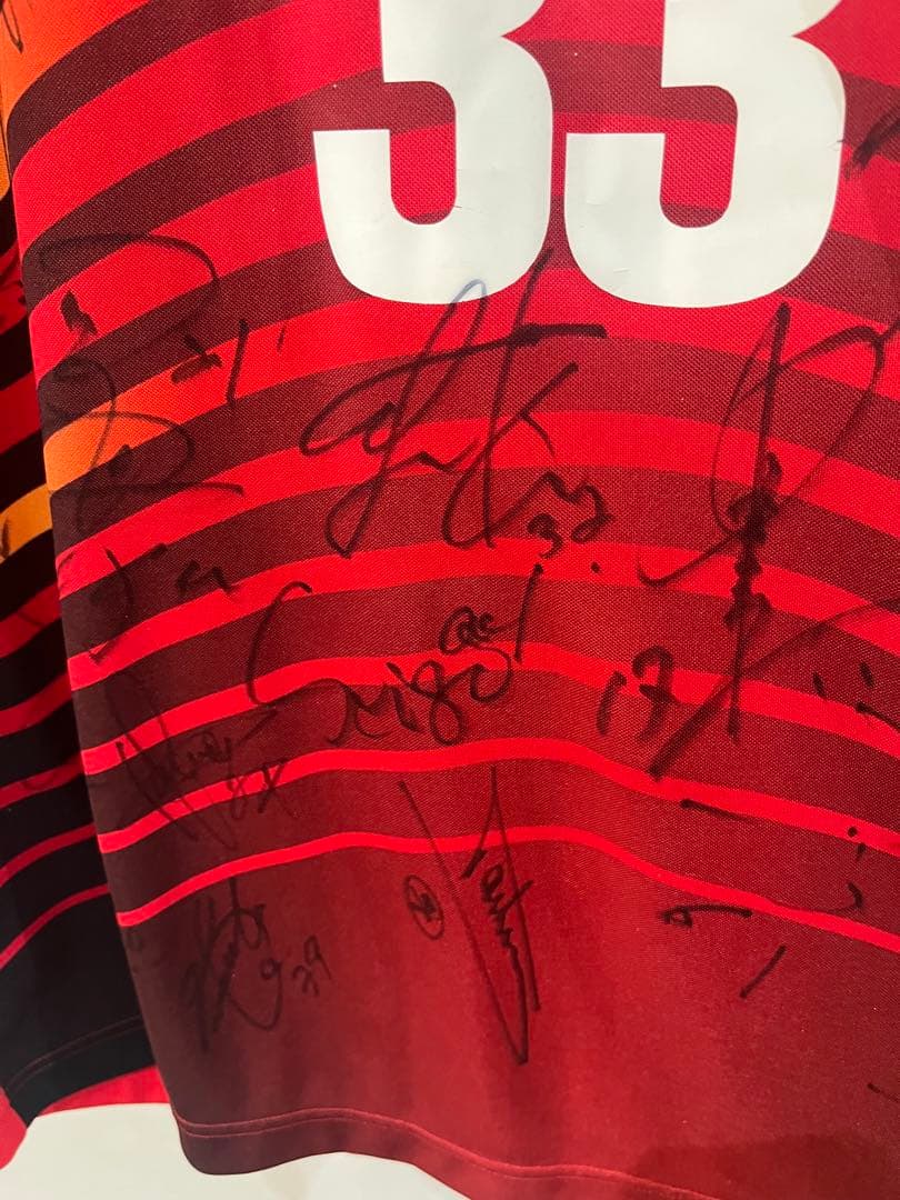 サッカー　マルチ直筆サイン入り 名古屋グランパス　ヴィンテージ ユニフォーム