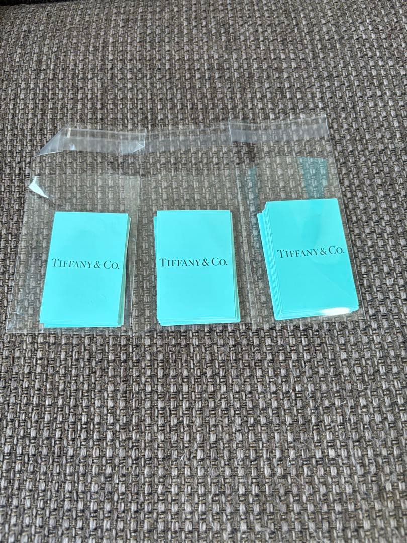 現行品　美品Tiffanyティファニーケアカード30枚セット