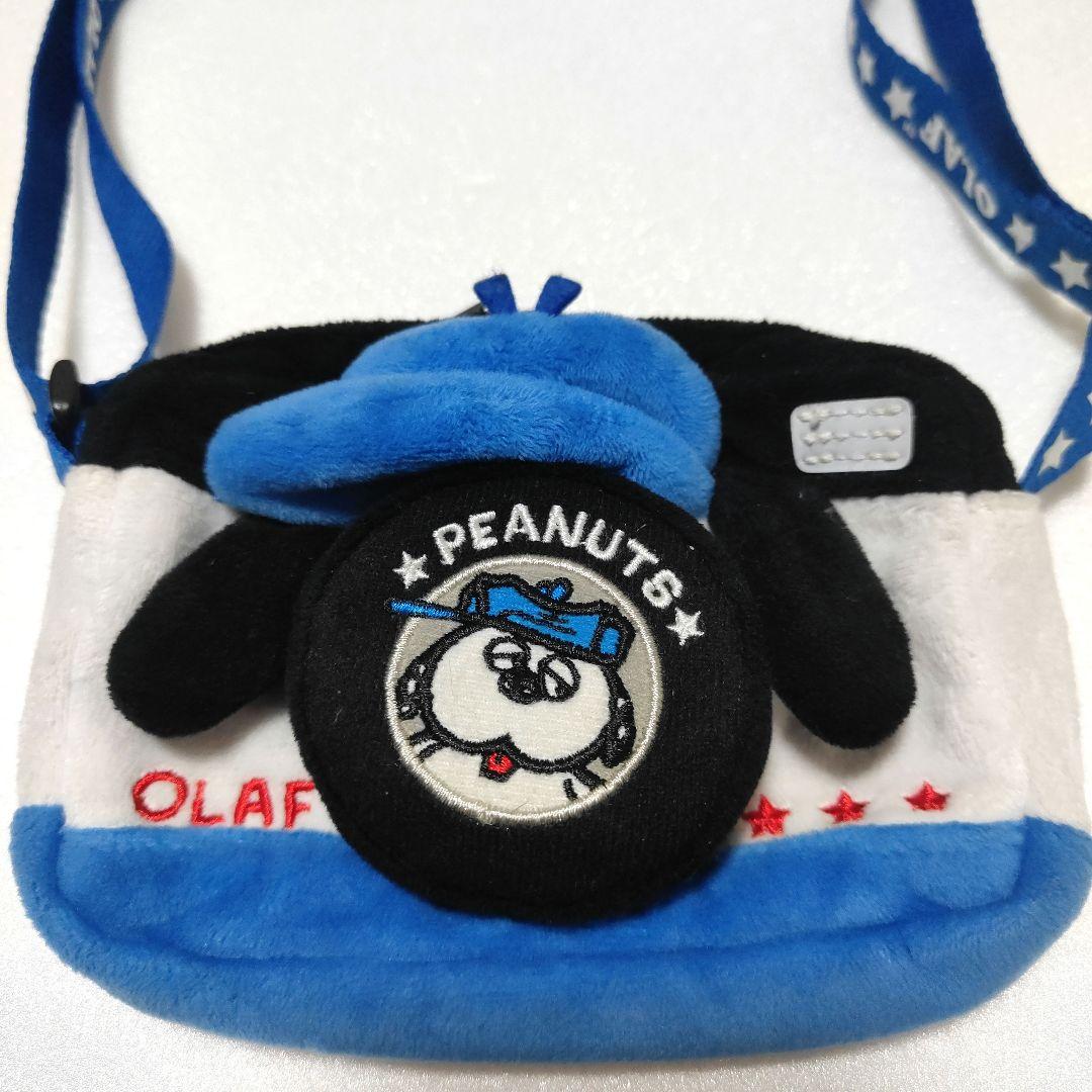 激レア 希少　PEANUTS スヌーピー オラフ　カメラ型ポーチ　ポシェット