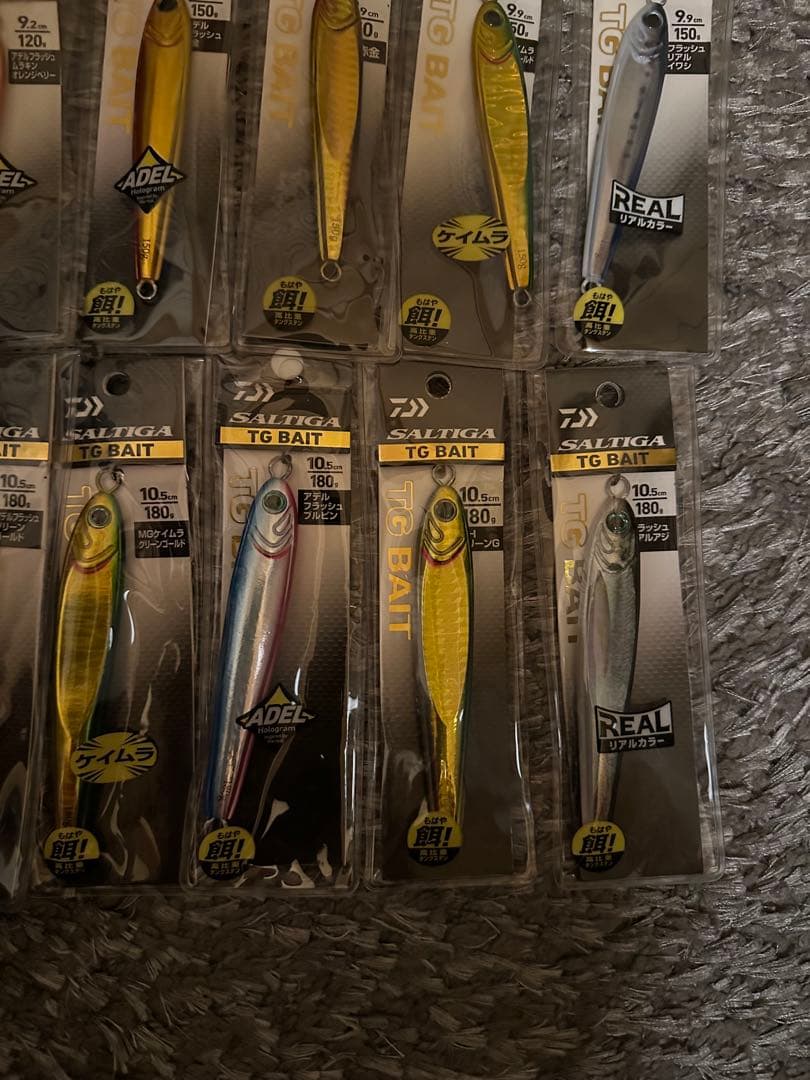 ダイワ　TGベイト　100g〜180g 18個　フックセット