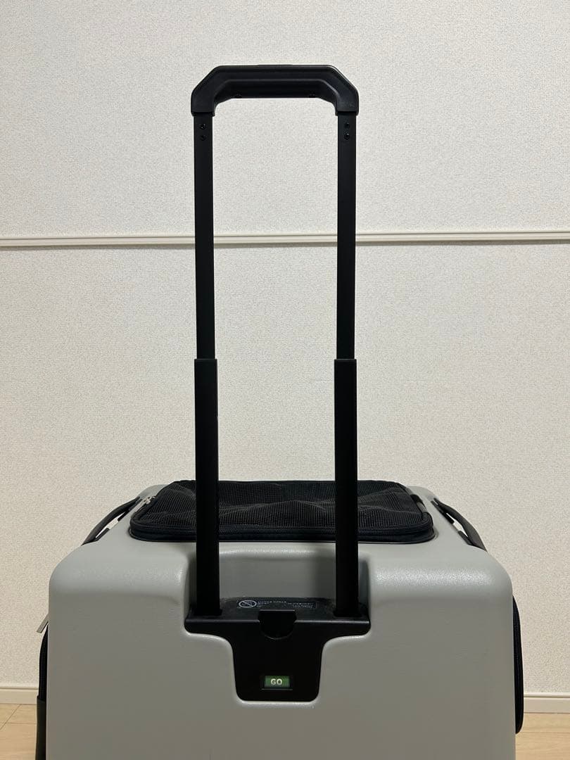 ペットキャリー18キロPETICO Lサイズ中型犬　ペチコ グレー　帰省病院