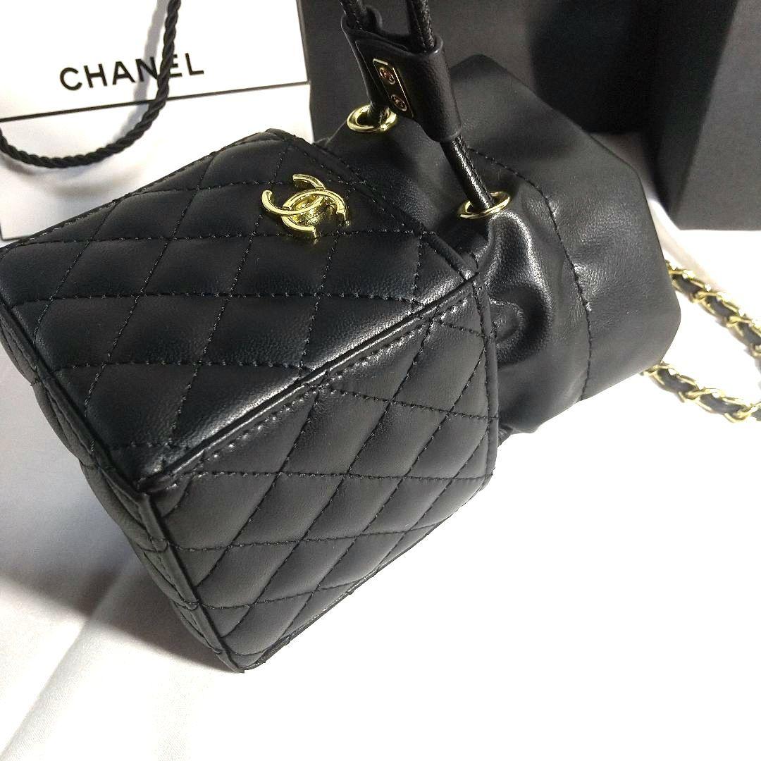 新品未使用CHANELチェーンショルダミニマトラッセ巾着VIP限定ノベルティ