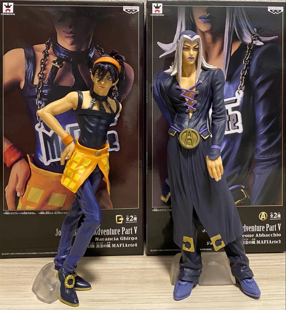 ジョジョの奇妙な冒険　MAFIArte　マフィアルテ　フィギュア　全7種