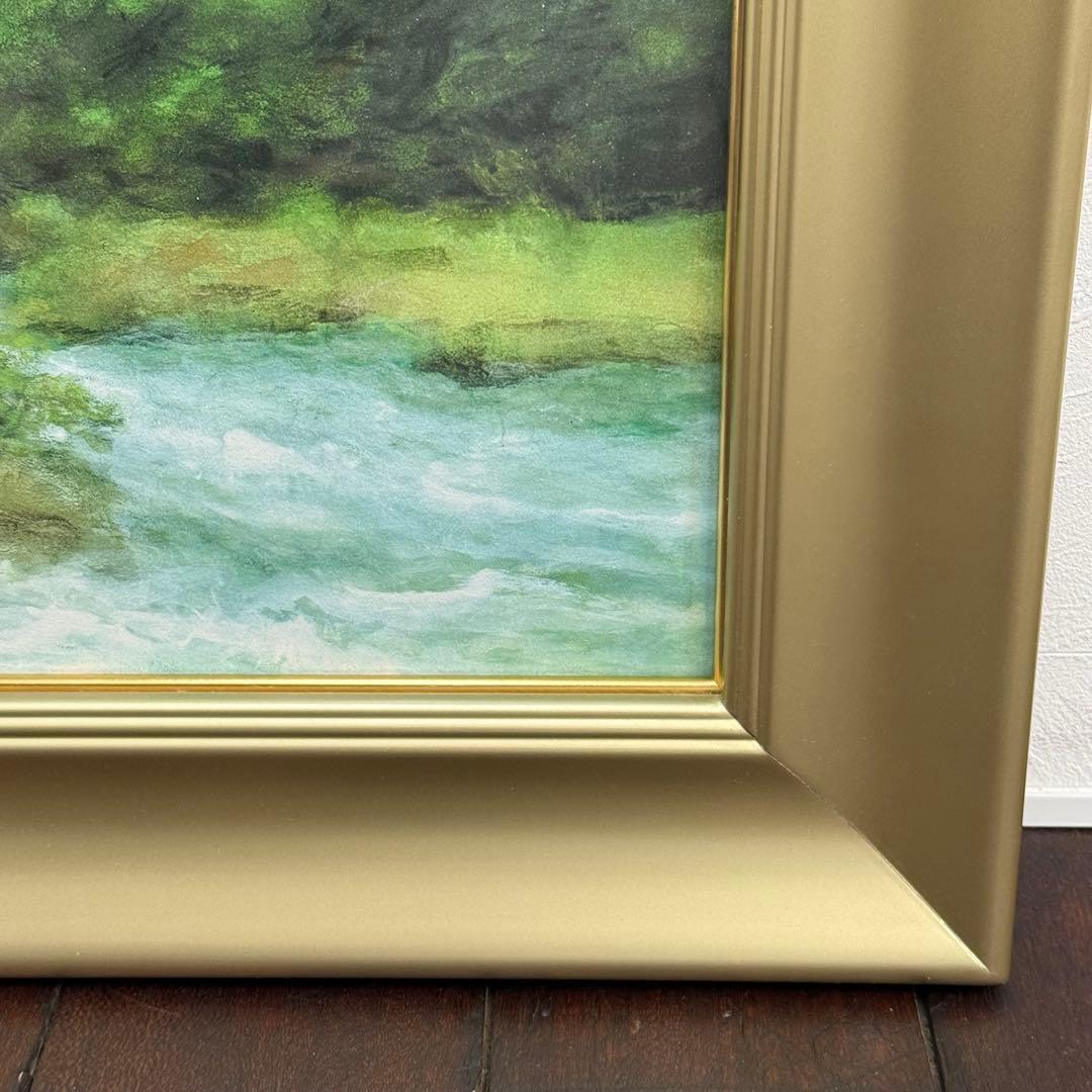 H110KZ16e 奥田元宋 奥入瀬淙々 彩美版 IWA-E 岩絵104/200