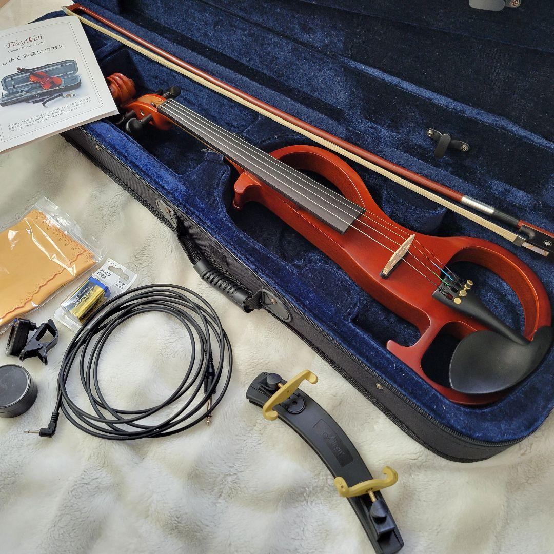 エレクトリック・ヴァイオリン(サイレント) ケース他付属品付