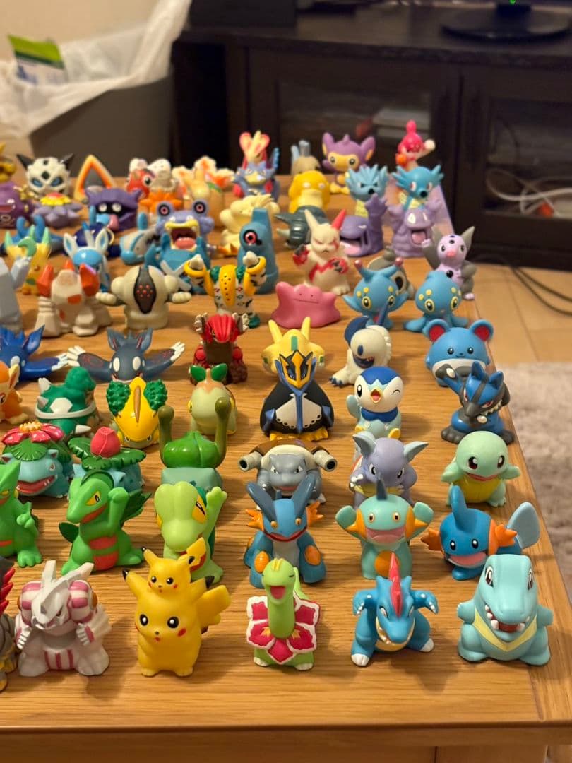 ポケモン指人形セット売り 約180体　クリア　パールカラーもあり