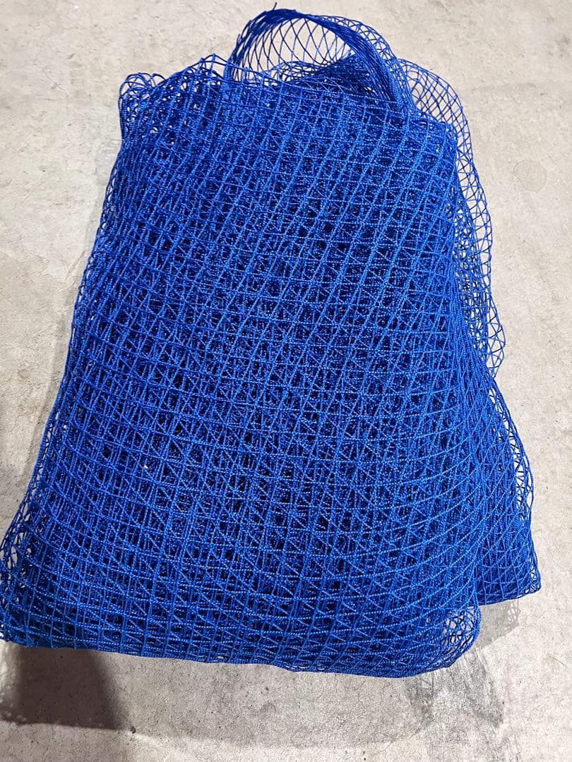 【新古品】防球ネット/3m×12m/青色/ナイロン/ゴルフ練習場/野球/フェンス