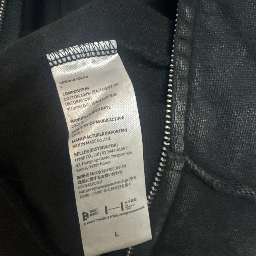 HOPE ON THE STAGE in JAPAN ジップアップフーディーL