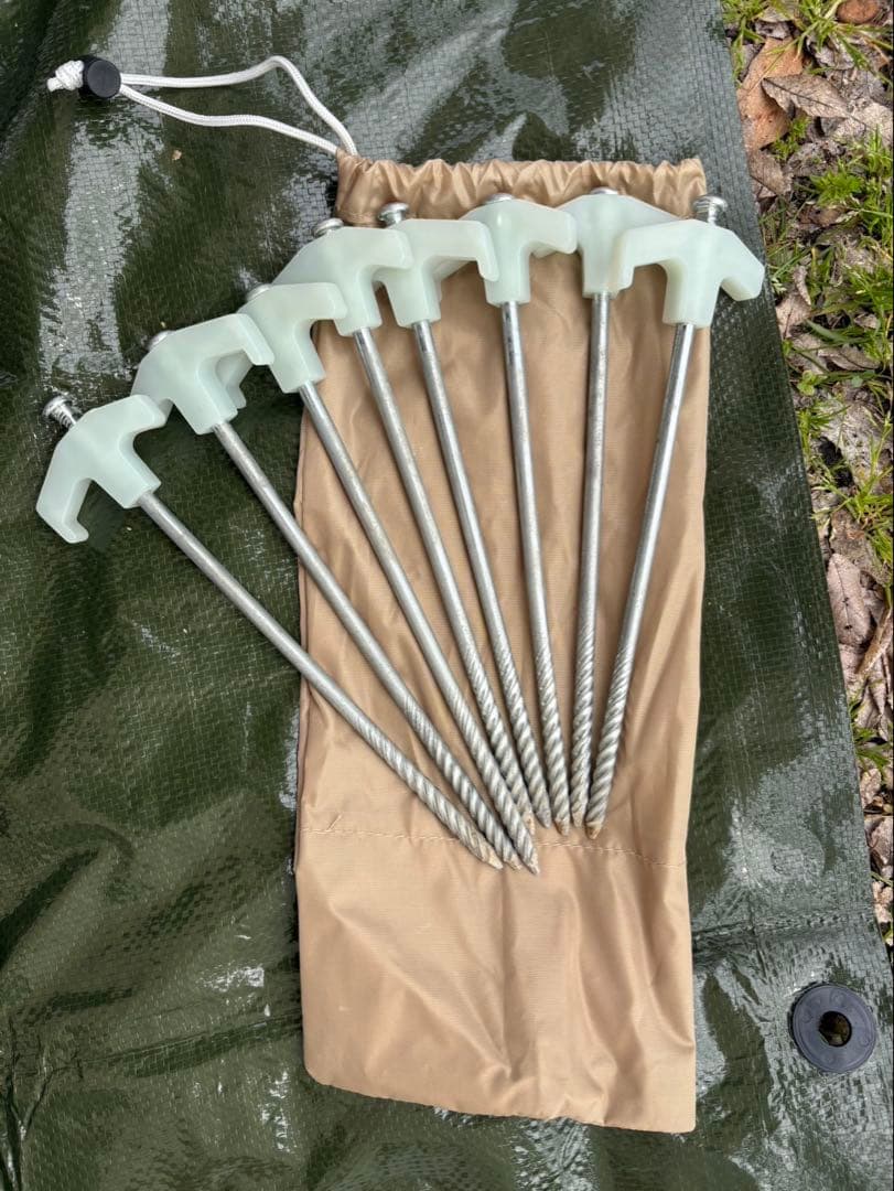 いつかのタープ　DOD タン色