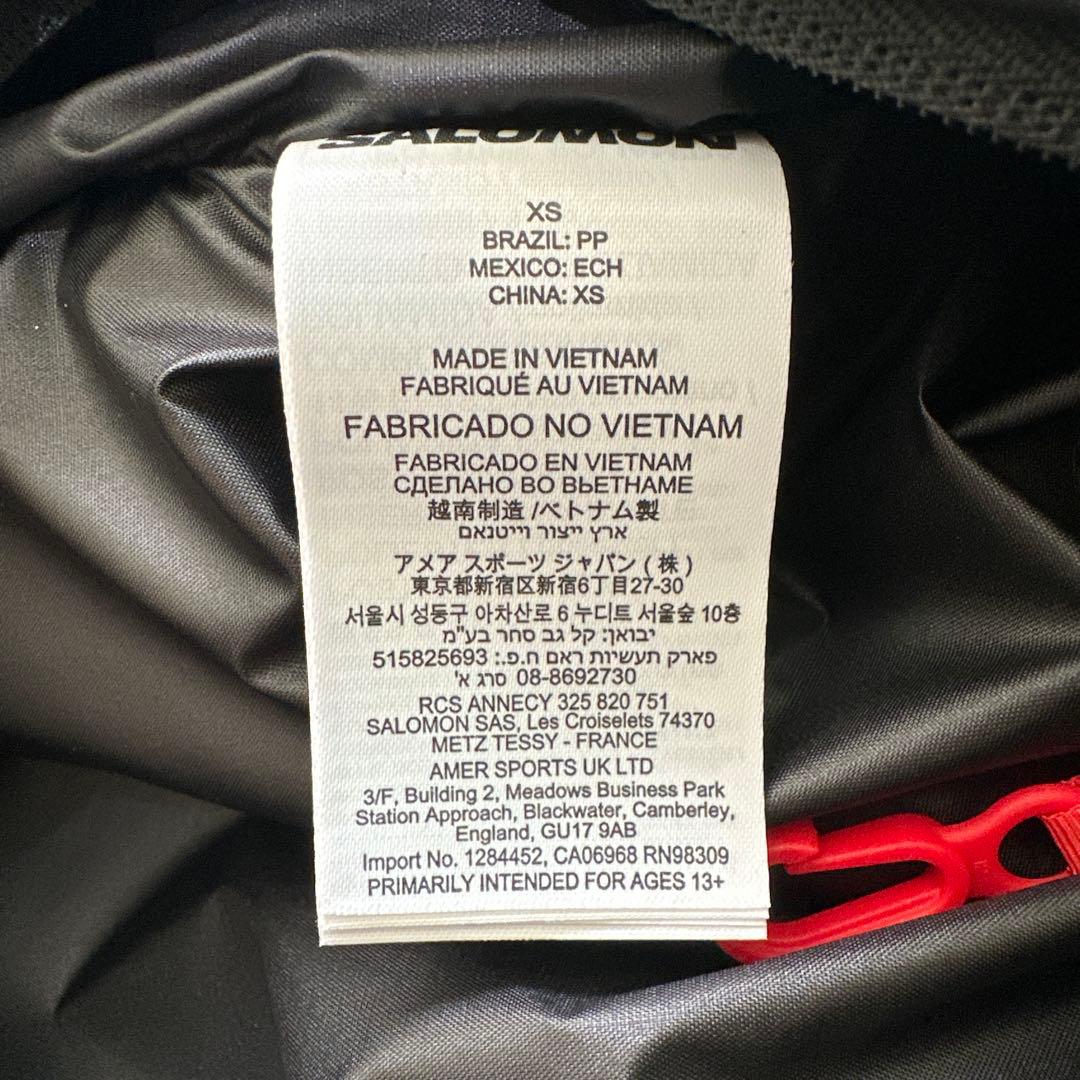 SALOMON ACTIVE SKIN 4 XS ブラック