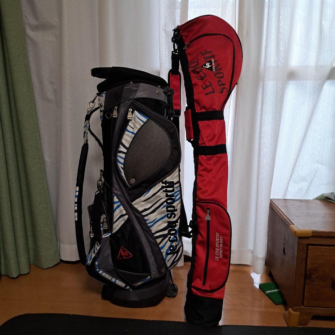 ルコックスポルティフキャディバッグスタンド式とセルフ用ショルダーバック