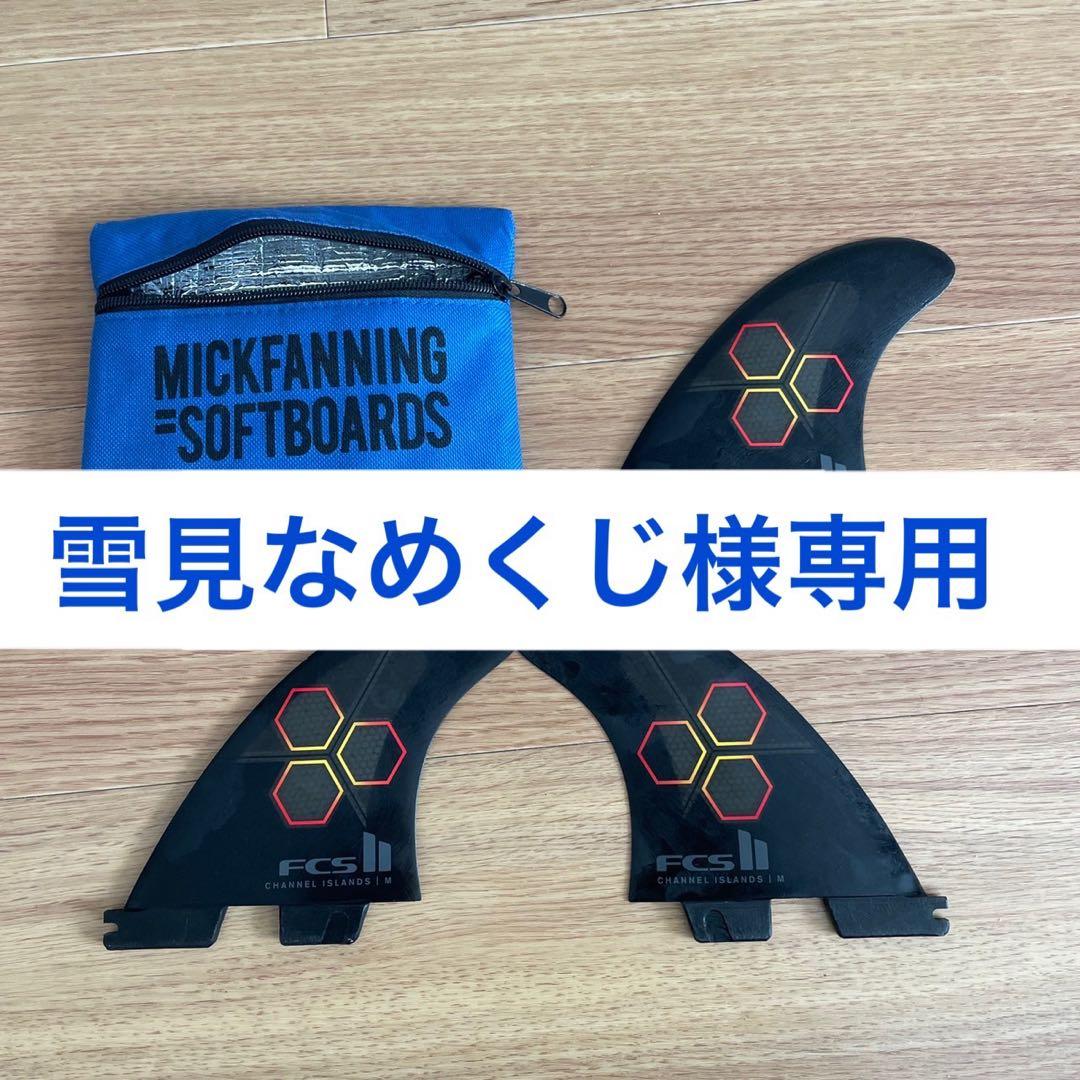 FCS II サーフボードフィン　雪見なめくじ