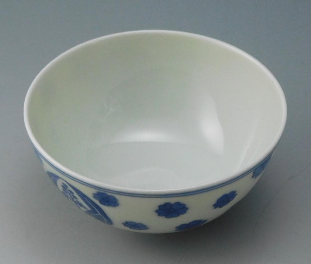 【鳳凰堂】『従三位殿拝領 澤瀉御紋染付御盃』『興丸殿拝領唐草御盃』 長州藩 毛利