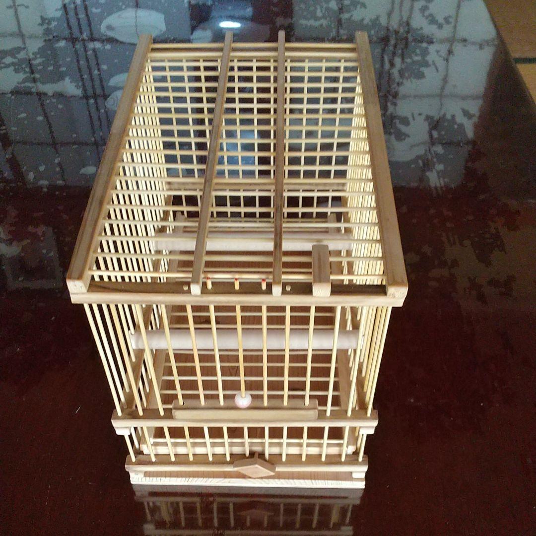 手作り竹製鳥籠