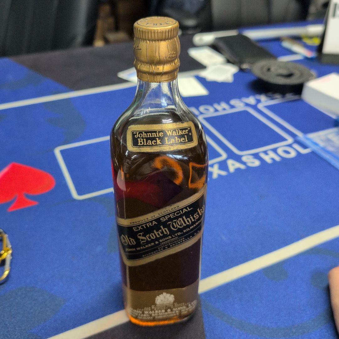 【希少】金キャップ　特級70年代　ジョニーウォーカー　ブラックラベル　未開栓