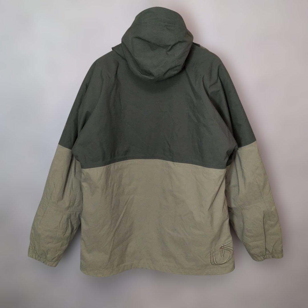 美品 BURTON バートン スノーボードジャケット L カーキ 2トーン