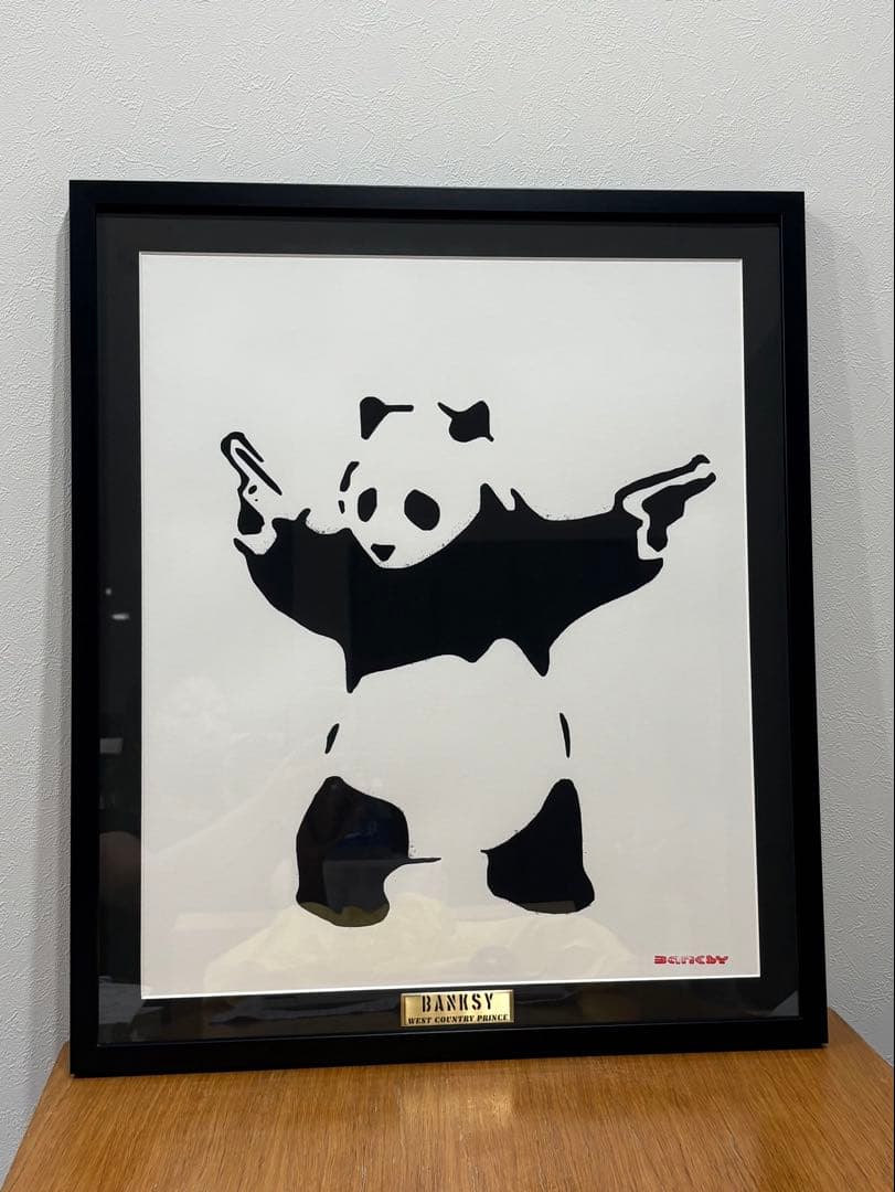 Banksy バンクシー 「PAMDA GUNS」 COA付き