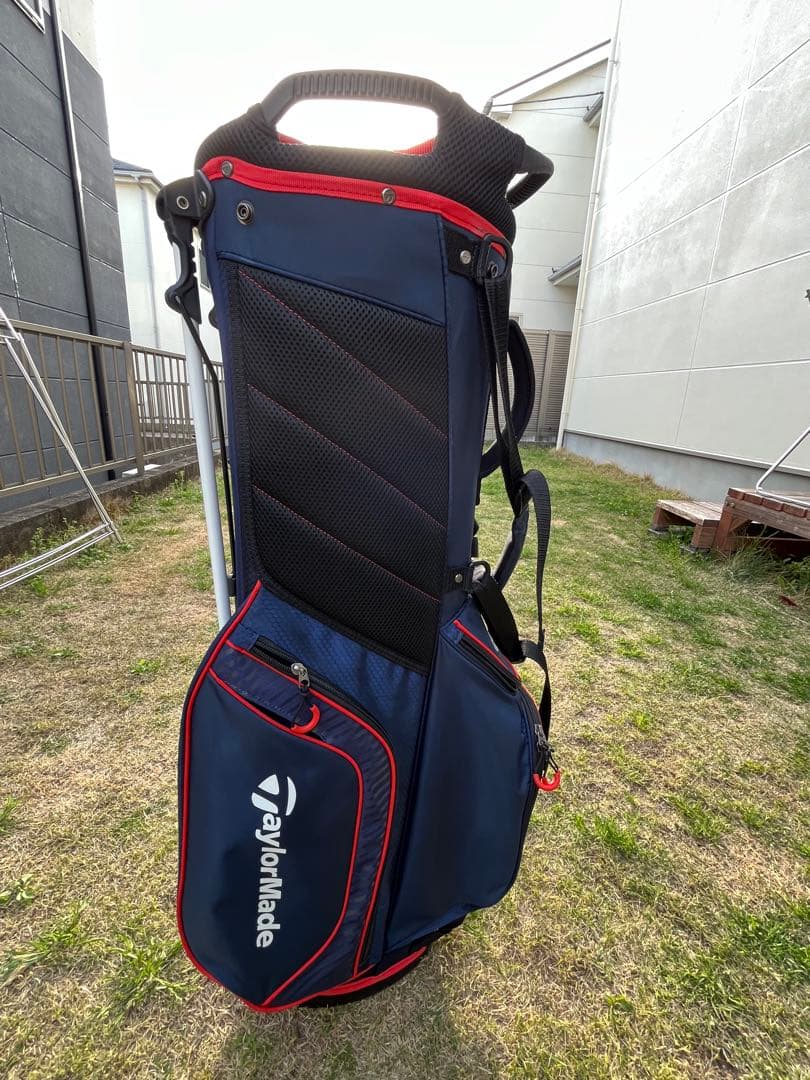 TaylorMade キャディバッグ ネイビー/レッド