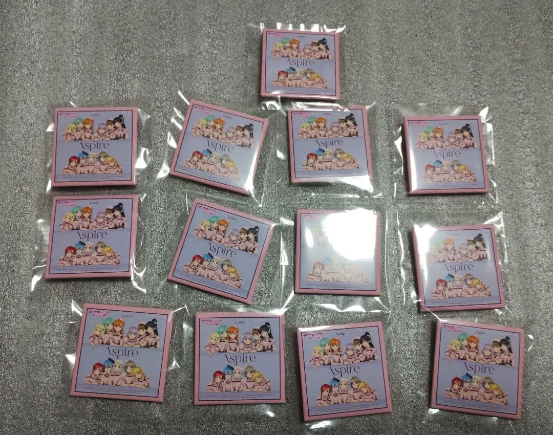 ラブライブ！スーパースター！　　Aspire　スクエア缶バッジ　ガチャ　セット