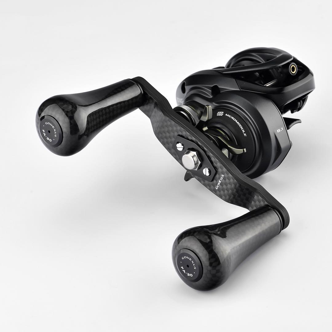 ゴメクサス ベイト用 98mm ハンドル シマノ カーボンハンドル　ブラック