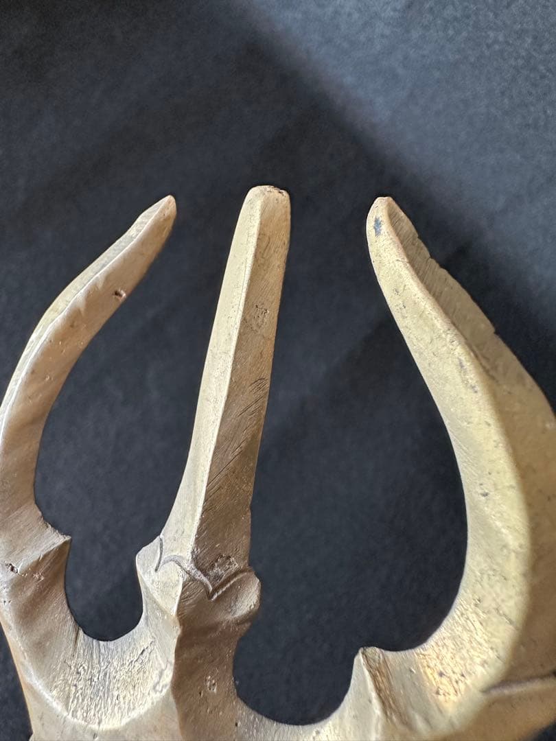 チベット密教法具 三鈷杵 長さ21cm 重さ373g 魔除け 厄除け 浄化 LB