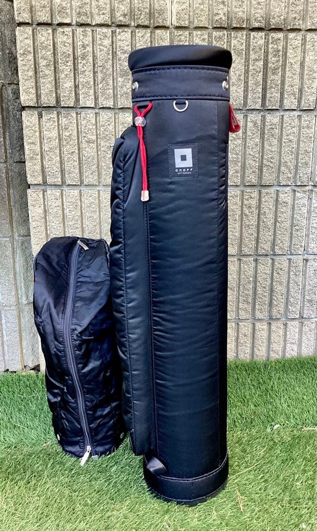 P*読様 ONOFFオノフ小型ナイロンキャディバッグ