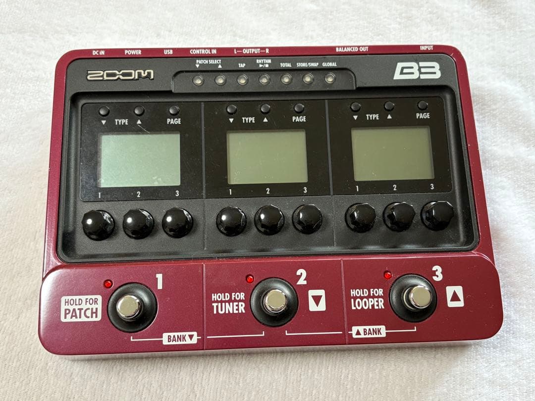 ZOOM B3 ベース　マルチエフェクター