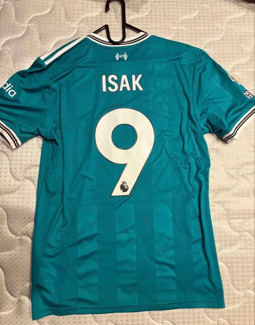 リバプール　サード　ユニフォーム　イサク　フルパッチ　国内正規品　2XL