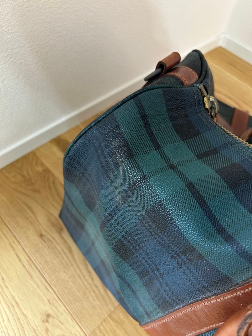 ラルフローレン ボストンバッグ チェック柄