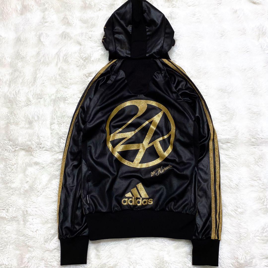 【試着のみ】adidas × 24Karats ポーチ付 ジャージ 2XS