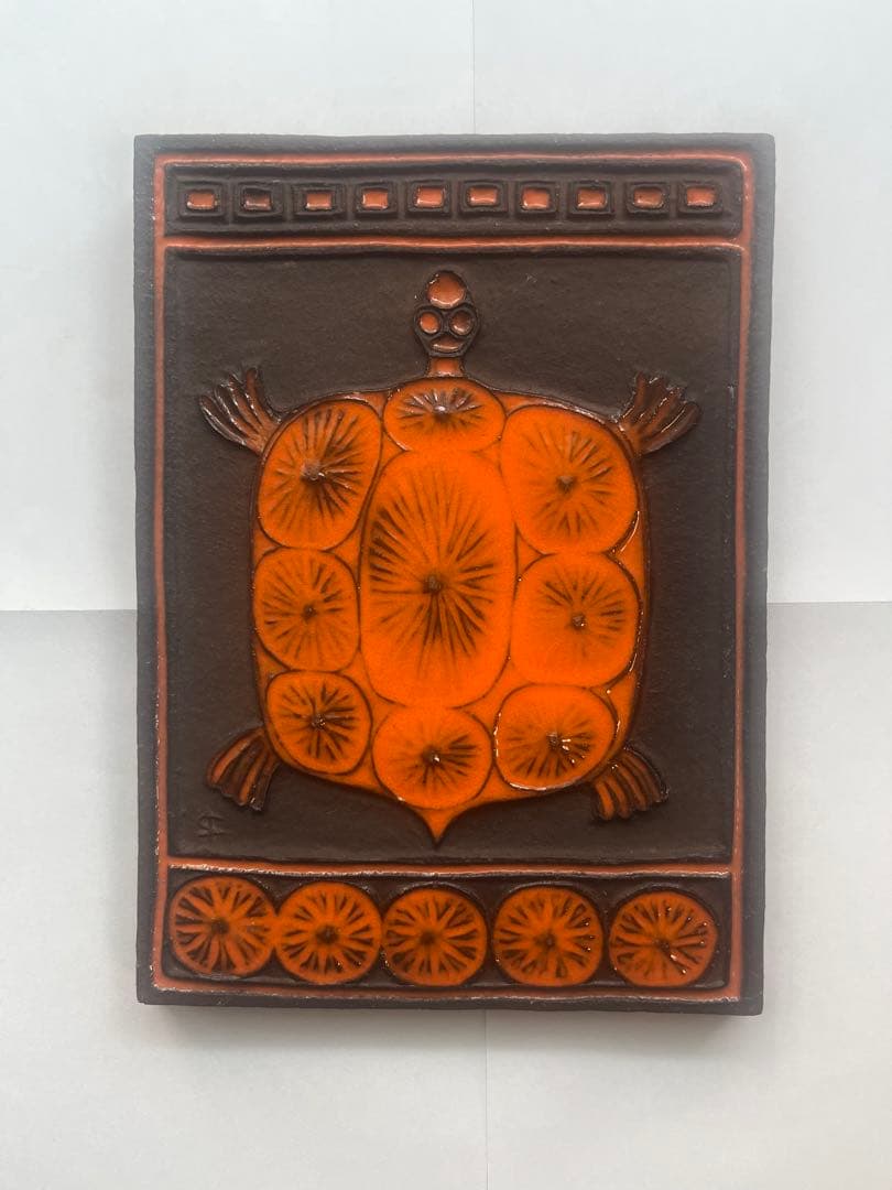 陶板　壁掛け　ヴィンテージ