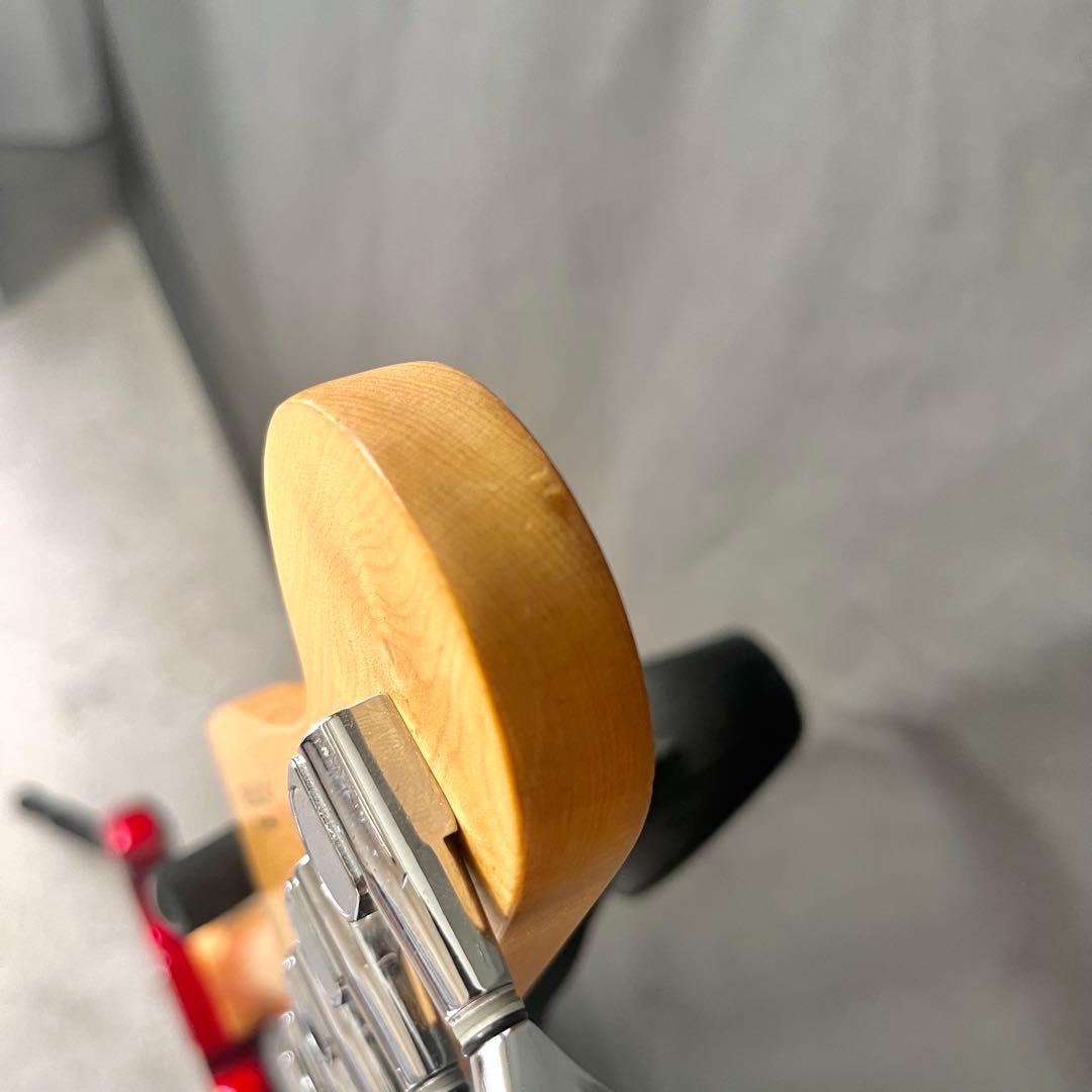 5連ペグ Squier affinity Jazz Bass V 5弦ベース 赤