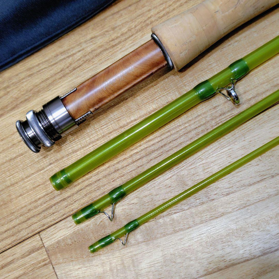 フライロッド　グラス　7ft　#3　4ps　パックロッド