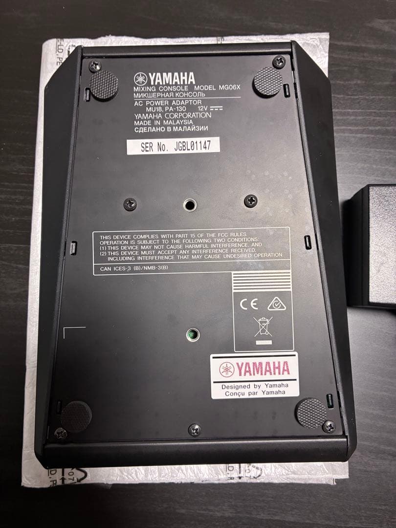 YAMAHA MG06X ミキシングコンソール