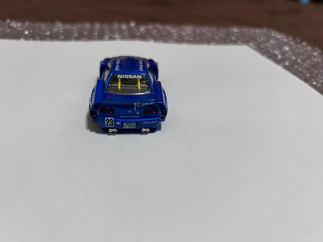 MINIGT 街道ハウス R34 スカイラインGT-R ニスモ ブルー※最終価格
