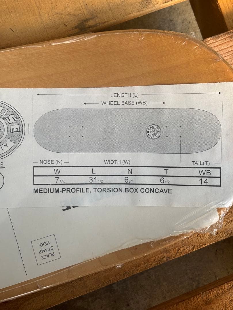 Hysteric Glamour スケートボードデッキ 7.75インチ