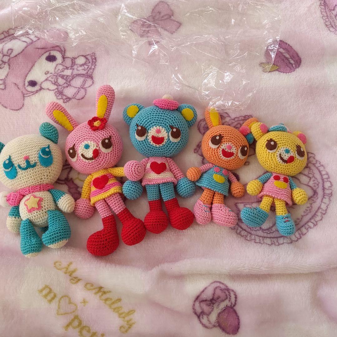 メゾピアノ　新品　あみぐるみセット　みみぽぽ　ベリエ　ケーキボックス付き