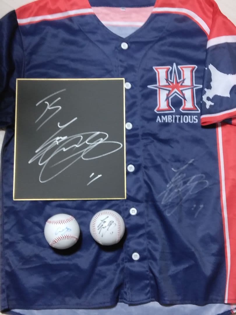 大谷翔平　直筆サインユニフォーム　直筆サインボール2球　直筆サイン色紙　セット