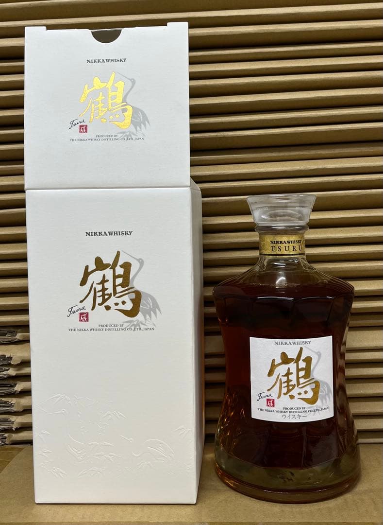 古酒未開栓 ニッカウヰスキー 鶴 700ml アルコール43%箱付き