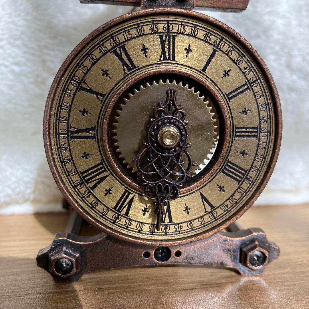 値下げ！　アンティーク型時計風置物　トミー製ギルドクロック　からくり時計