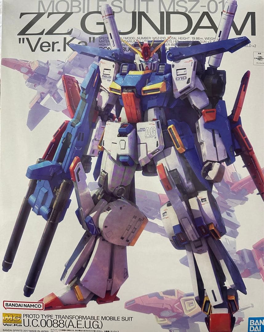 MG 1/100 ダブルゼータガンダム Ver.Ka 機動戦士ガンダムZZ