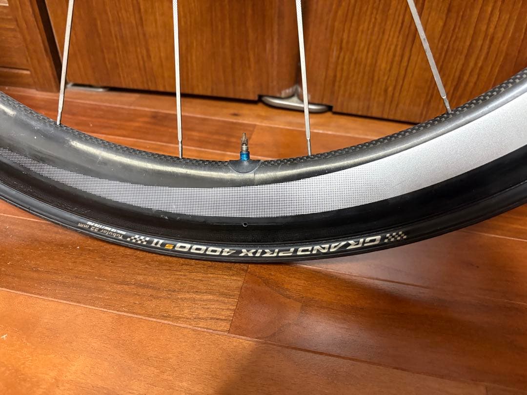 SHIMANO カーボンホイール WH-9000C50TU前後タイヤ付11速