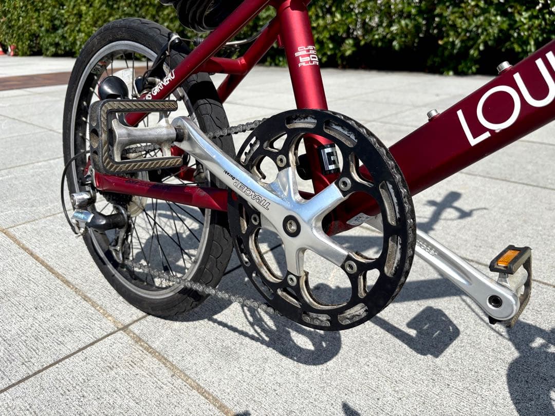 【引取限定】ルイガノ MV2 ミニベロ LOUIS GARNEAU マットレッド