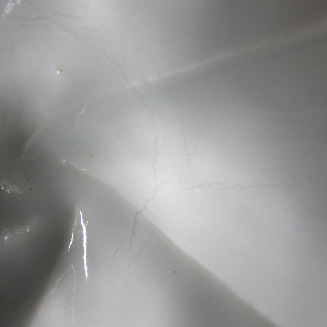 向付 変形 花形 希少 染付 古伊万里 5客 草文様 窯傷 江戸